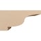 Ekena Millwork 11"W x 22"D x 11"H Wide Newport Rough Cedar Woodgrain TimberThane Corbel, Primed Tan CORUR11X22X11NEWRCPR - alternate 4